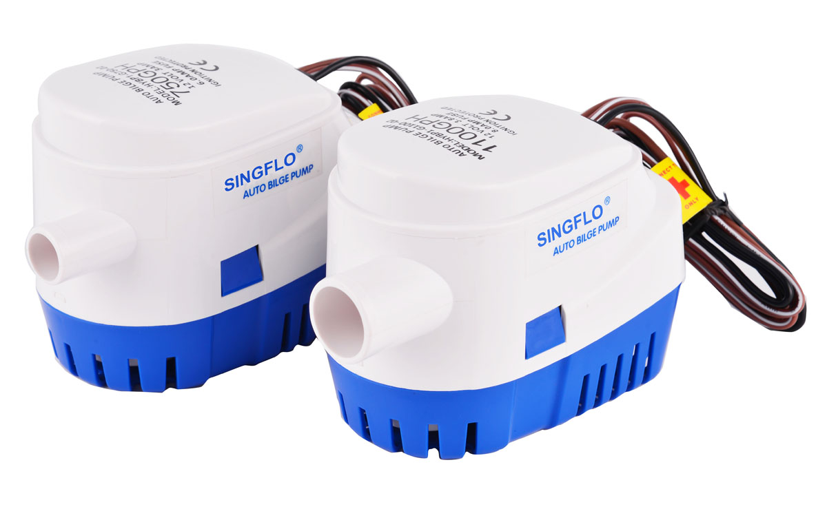 Singflo DC 1100GPH Auto Bilge Pump 