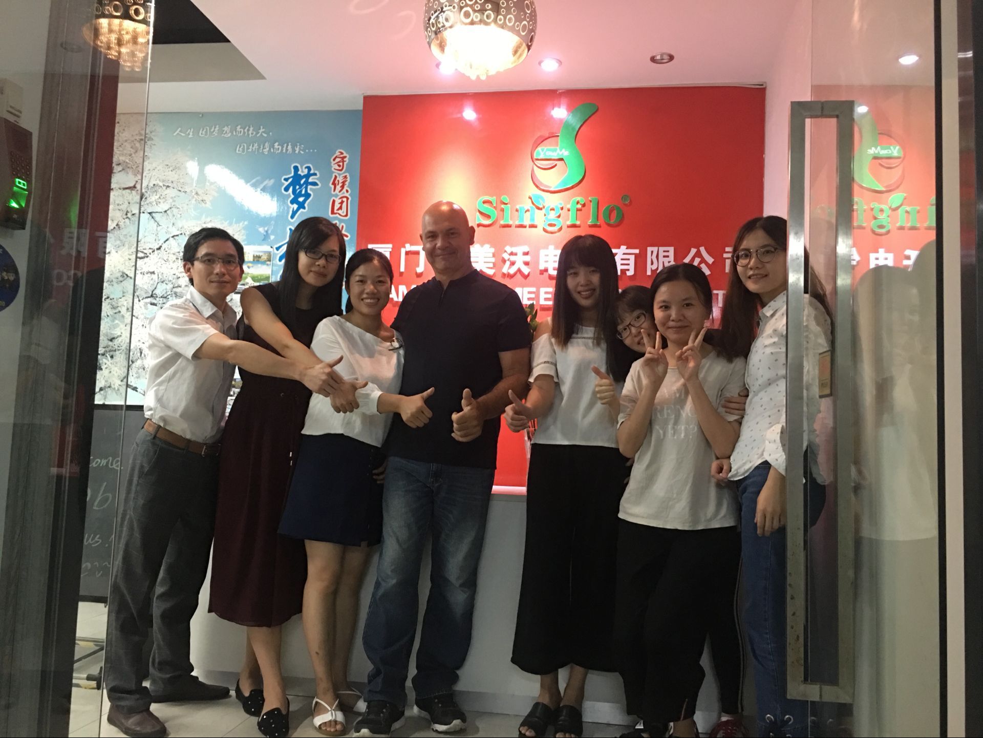 Thanks for Mr. Rob come to visit our office on 17th,Oct 2017