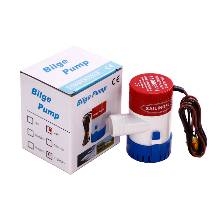 Singflo 12v 1100GPH non-auto bilge pumps 